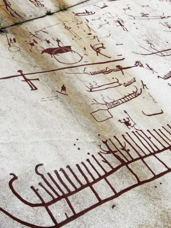 The rock carvings at Vitlycke